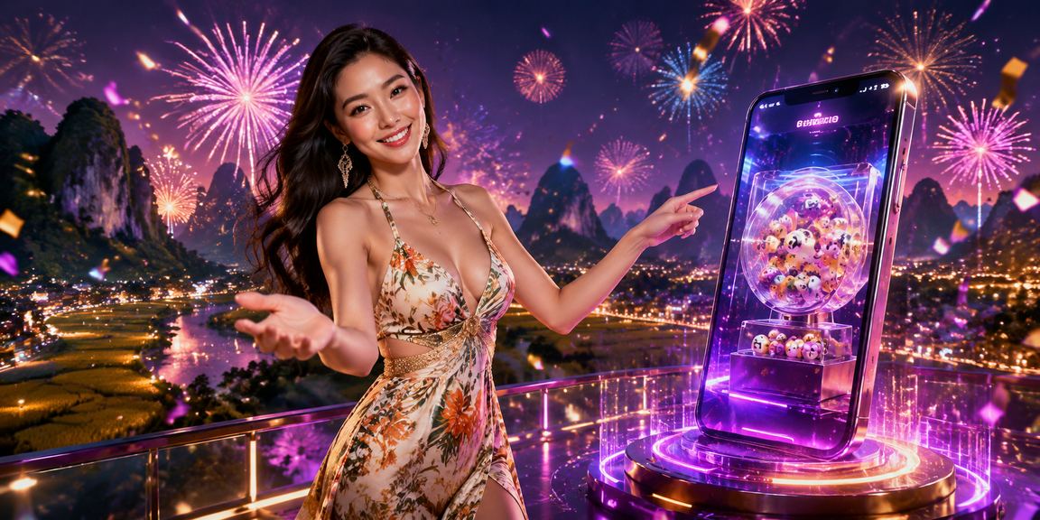 Không khí xổ số và cá cược về đêm tại Ninh Bình với đèn neon rực rỡ